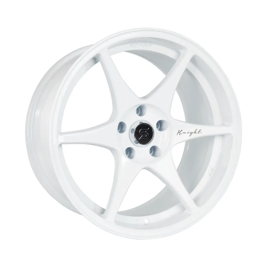Stage Wheels Knight 18X9.5 +22Mm 5X114.3 Cb: 73.1 Color: White 1
