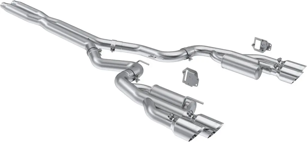 Mbrp Armor Pro Cat-Back Stainless Exhaust System - 3 In Diameter - 4 In Stainless Tips - Ford Coyote - Ford Mustang 2024 1