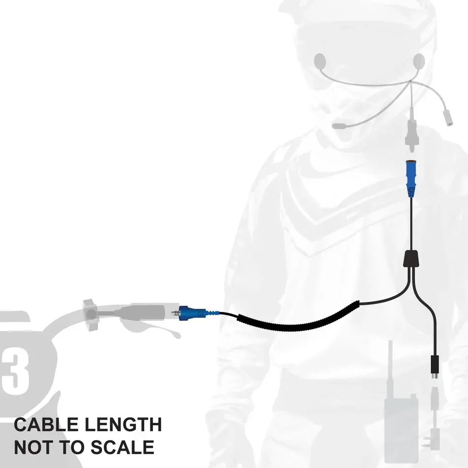 Rugged Wired Race Series Motorcycle Harness Without Radio Jumper 1