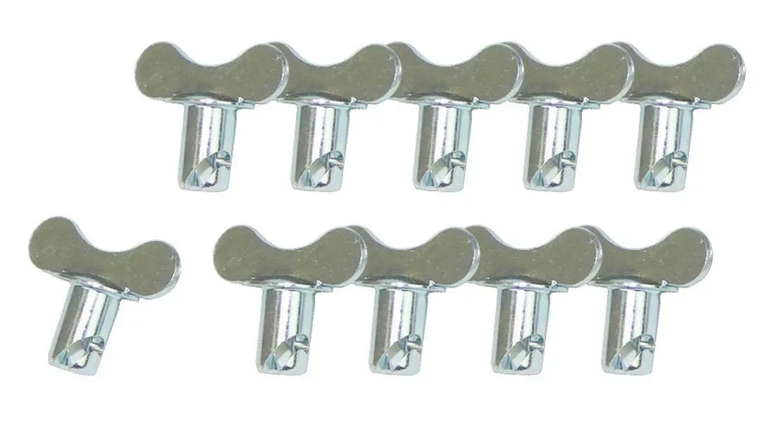 Moroso Wing Head Steel Quick Turn Fastener - 5/16 X 0.400 In Body - Zinc (Set Of 10) 1