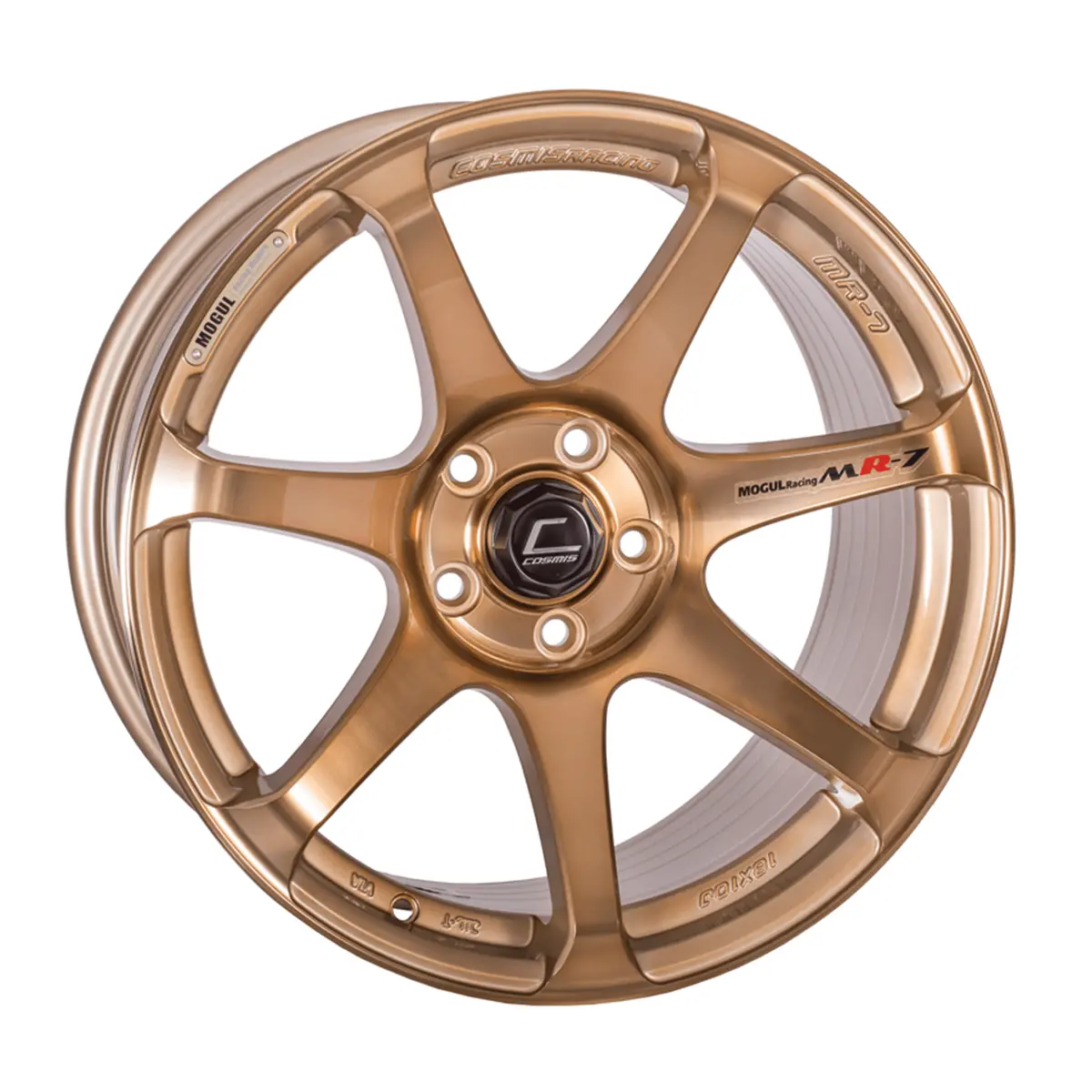 Cosmis Racing Mr7 Hyper Bronze Wheel 18X9 5X114.3 +25Mm Offset 1