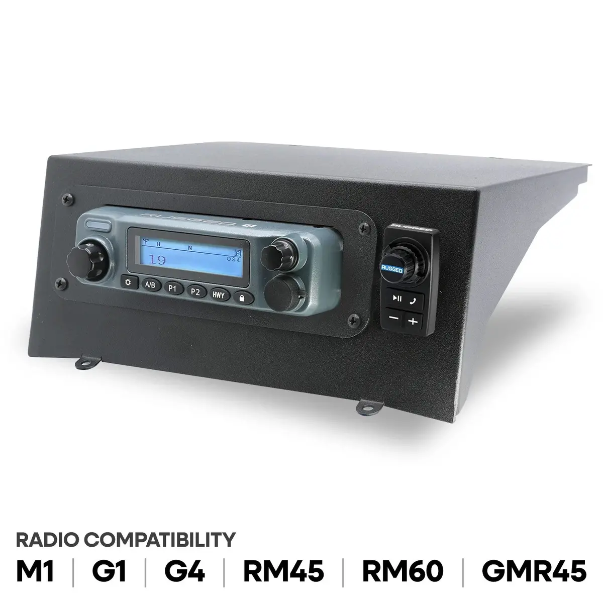 Rugged Radios Kawasaki Krx Top Mount Kit - Rugged Radios Gmr25 1
