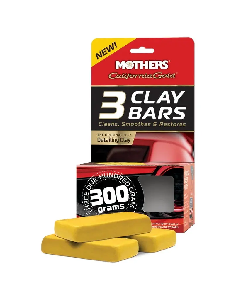 Mothers California Gold Clay Bar - (Set Of 3) 1