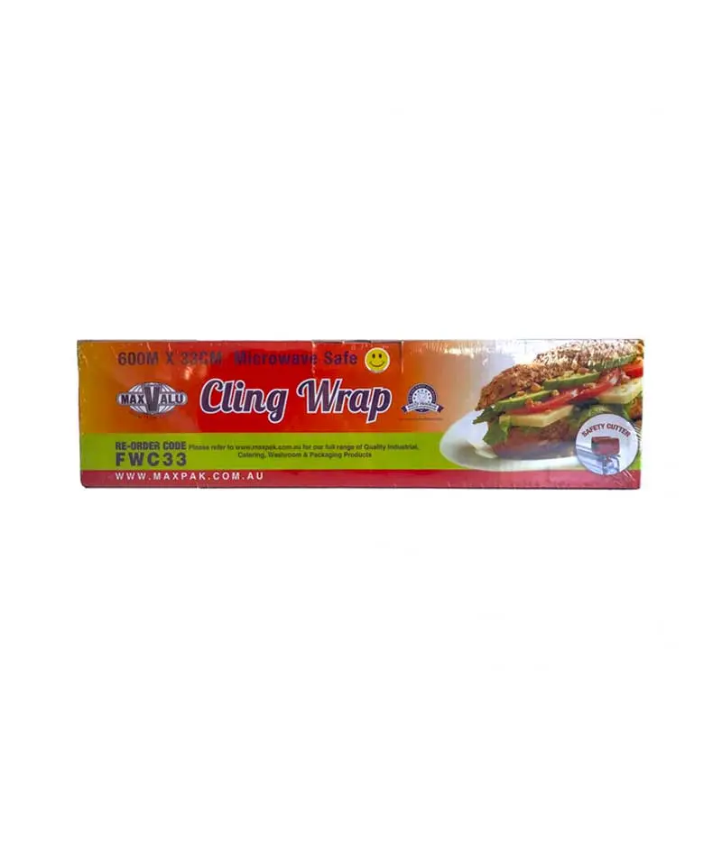 Maxvalu Plastic Cling Wrap - 6 Rolls Per Box 1