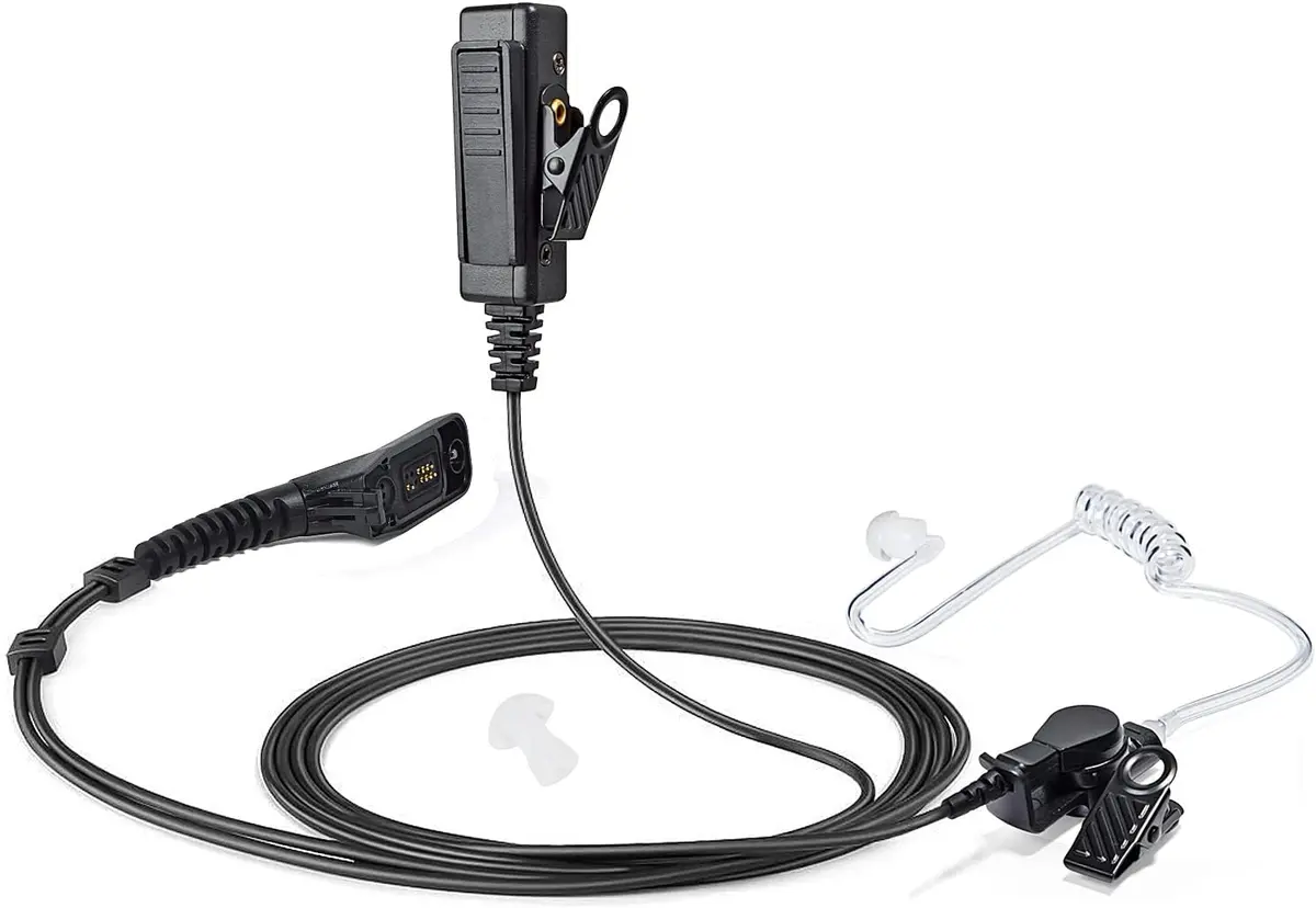 Dp3400 Dp4400 Servalance Acoustic Tube Earpiece Ptt Microphone 1