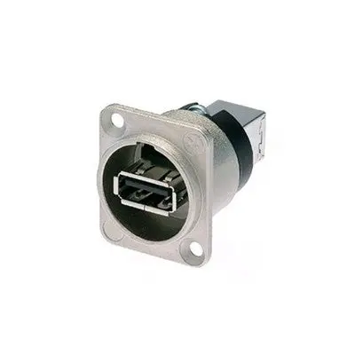 Usb Panel Mount A-B / B-A Feedthru (Nausb-W) 1