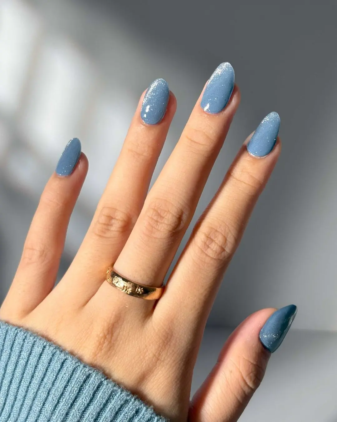 Denim Sugar Gel Nail Sticker Set 1