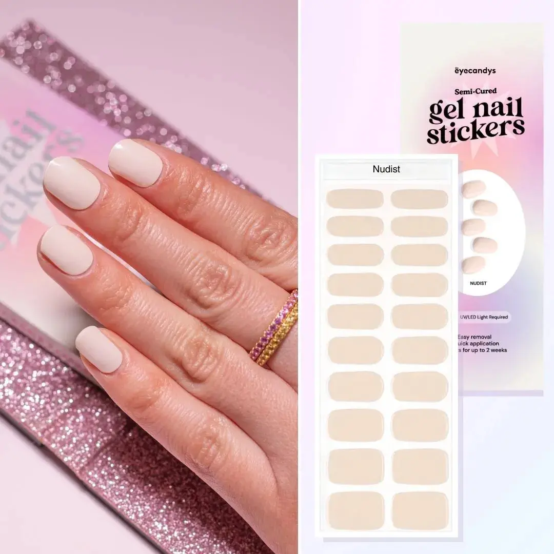 Nudist Gel Nail Sticker Set 1