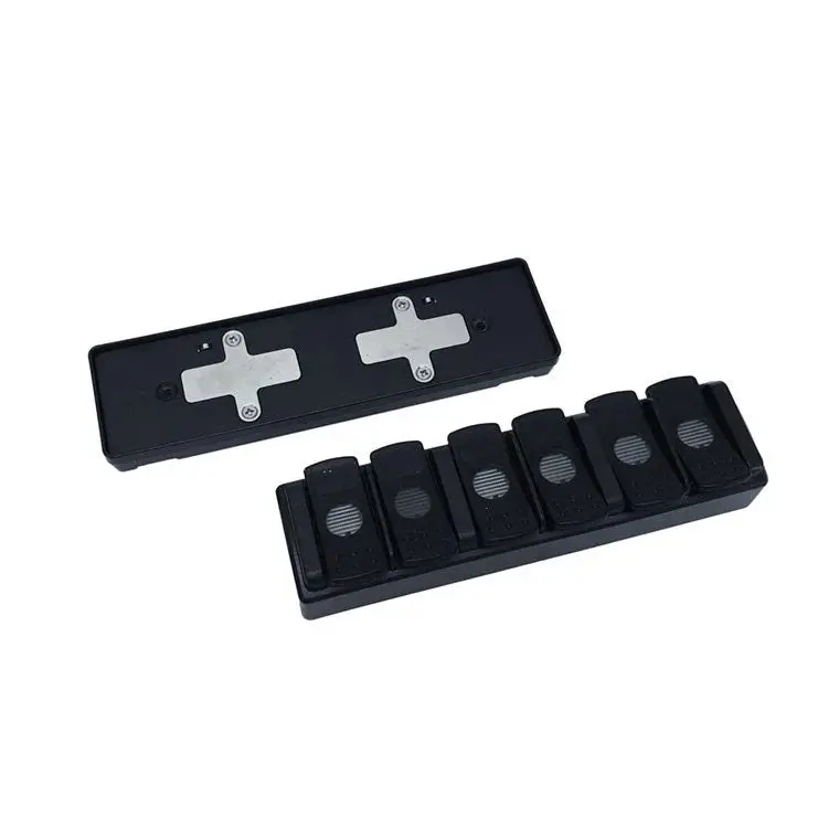 Oracle Lighting Technologies Trigger 6 Shooter Switch Panel - 5.875 X 1.5 In - 6 Rockers - Red Indicator Lights - Black 1