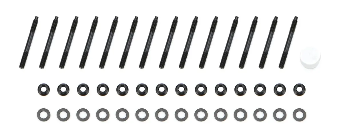 Optitorque Patriot Series Main Stud Kit - 12 Point Nuts - Chromoly - Black Oxide - Bmw Inline-6 1
