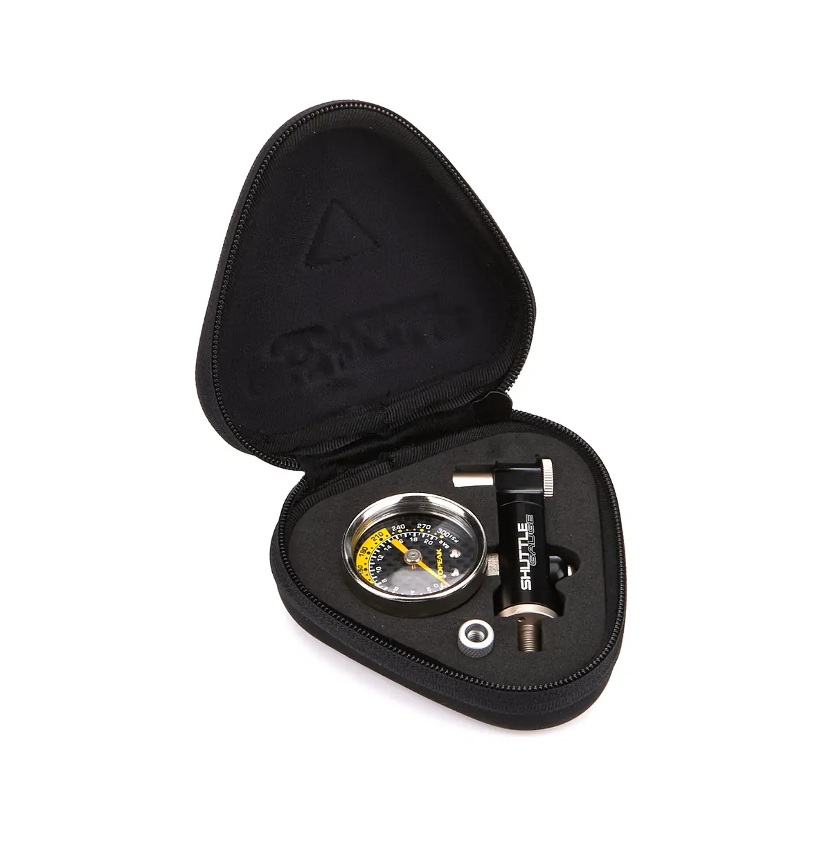 Penske Shuttle Gauge Shock Inflator And Gauge - 0-300 Psi - Carbon Fiber Face - Penske 7150 Series Shocks 1