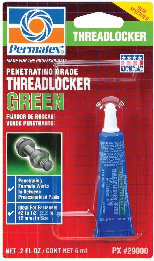 Permatex Green Thread Locker - Penetrating - 6 Ml Tube 1