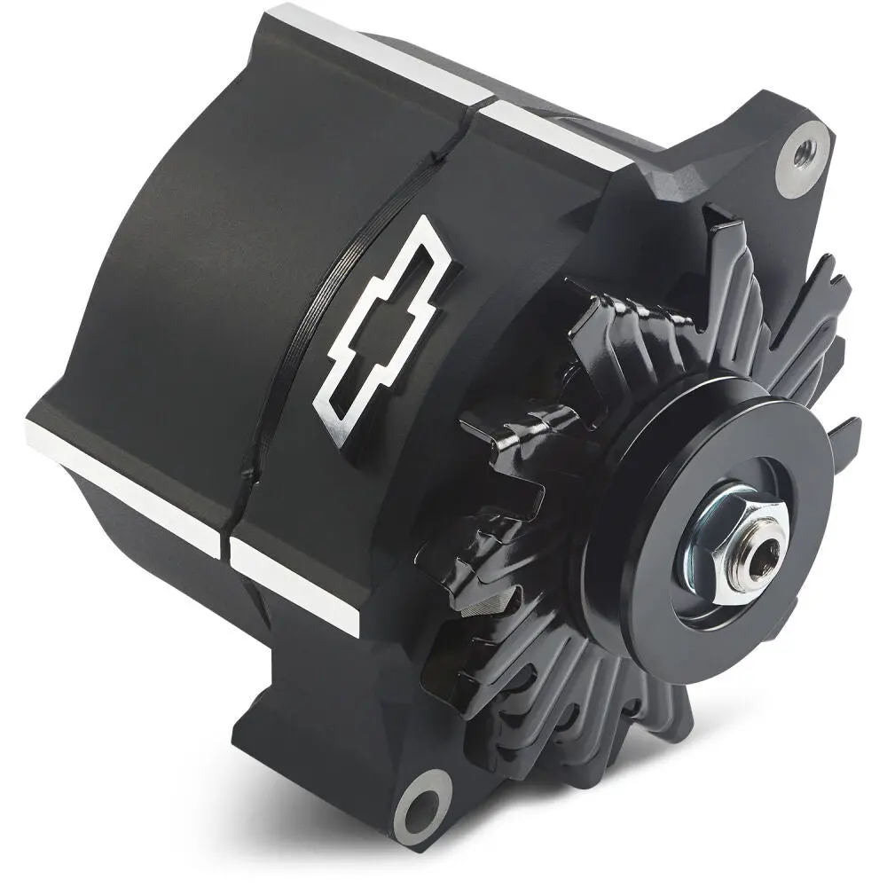 Proform Slant-Edge 1-Wire Alternator - 100 Amps - 12V - Crinkle Black 141-146 1