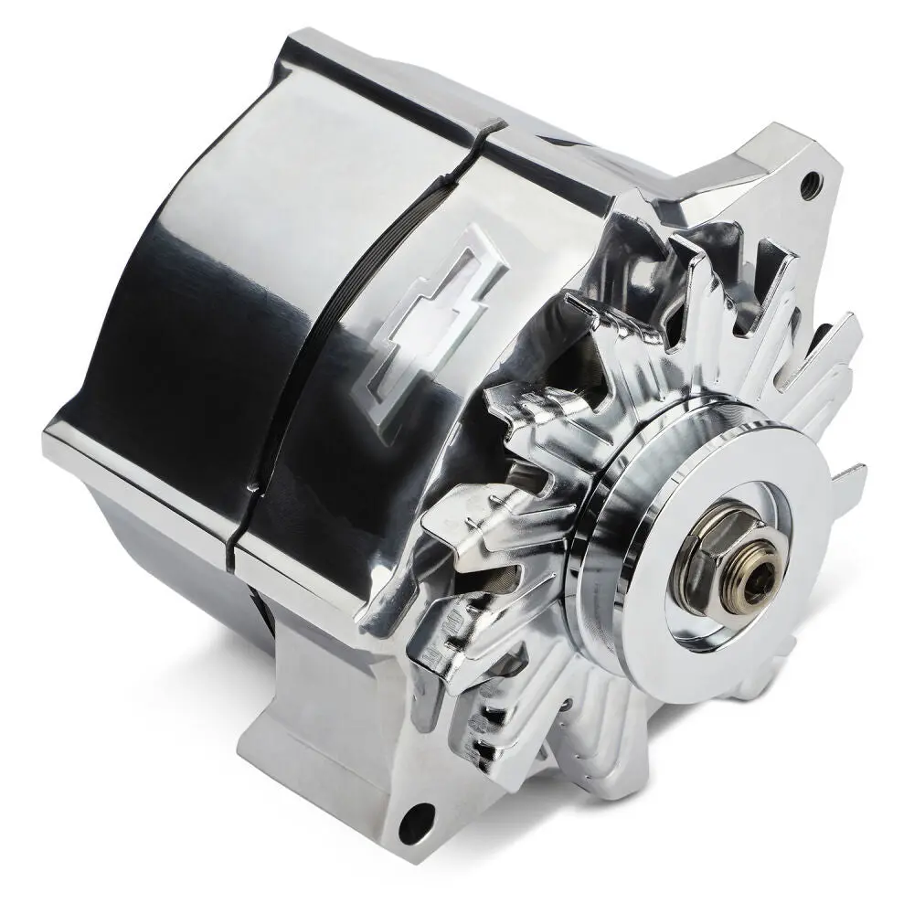 Proform Slant-Edge 1-Wire Alternator - 100 Amps - 12V - Polished 141-151 1