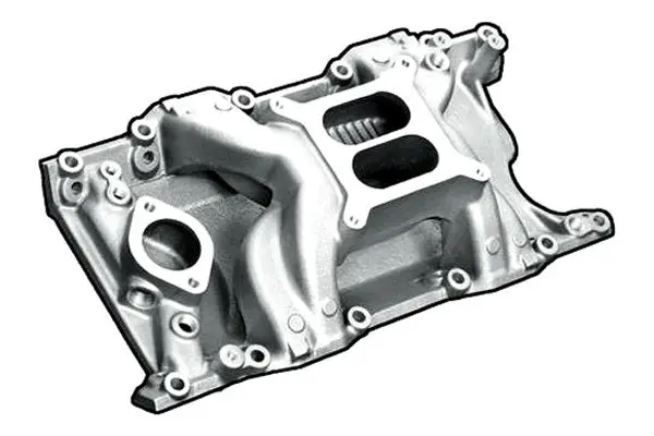 Professional Products Crosswind Intake Manifold - Square Bore - Dual Plane - Small Block Mopar 1
