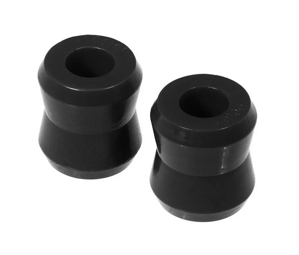 Prothane Hourglass Shock End Bushing - 0.688 In Id - 1.58 In Long - Polyurethane - Black - Universal (Pair) 1