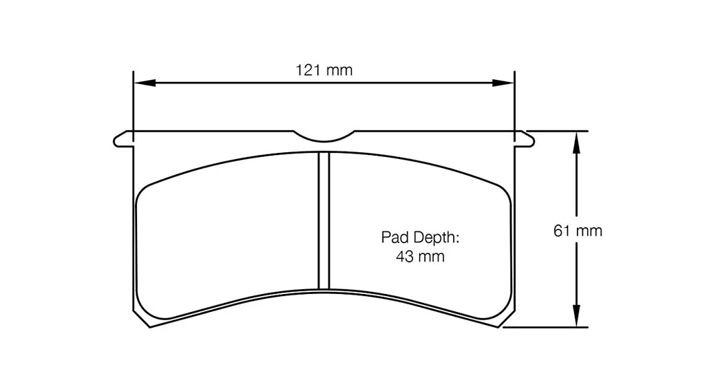 Pagid Racing Brake Pads No. 2205 Usa 1