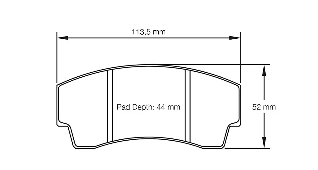 Pagid Racing Brake Pads No. 2127 1