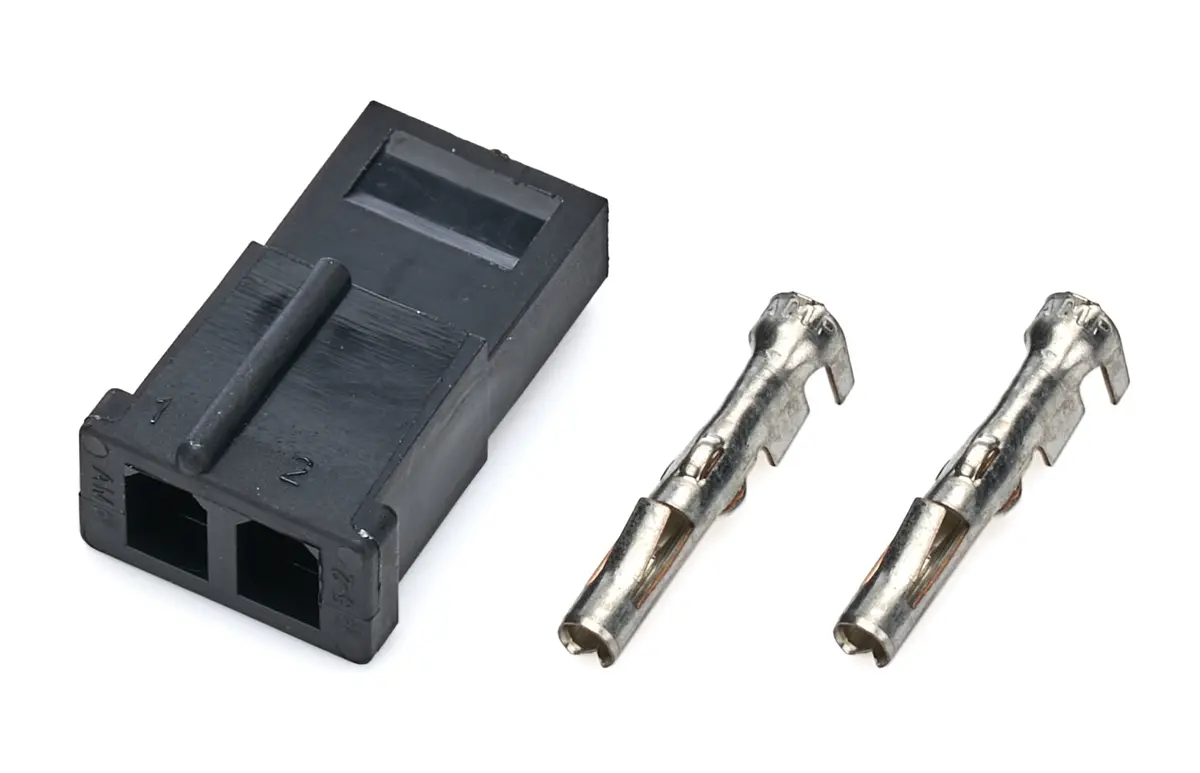 Quickcar Connector Plug For Msd Distributor W/Pins - Female - 2 Pin 1