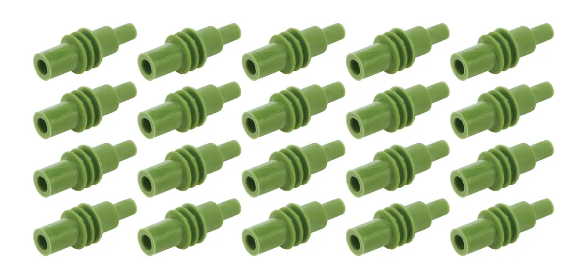 Quickcar Green Weather Pack Plug (Set Of 20) 1