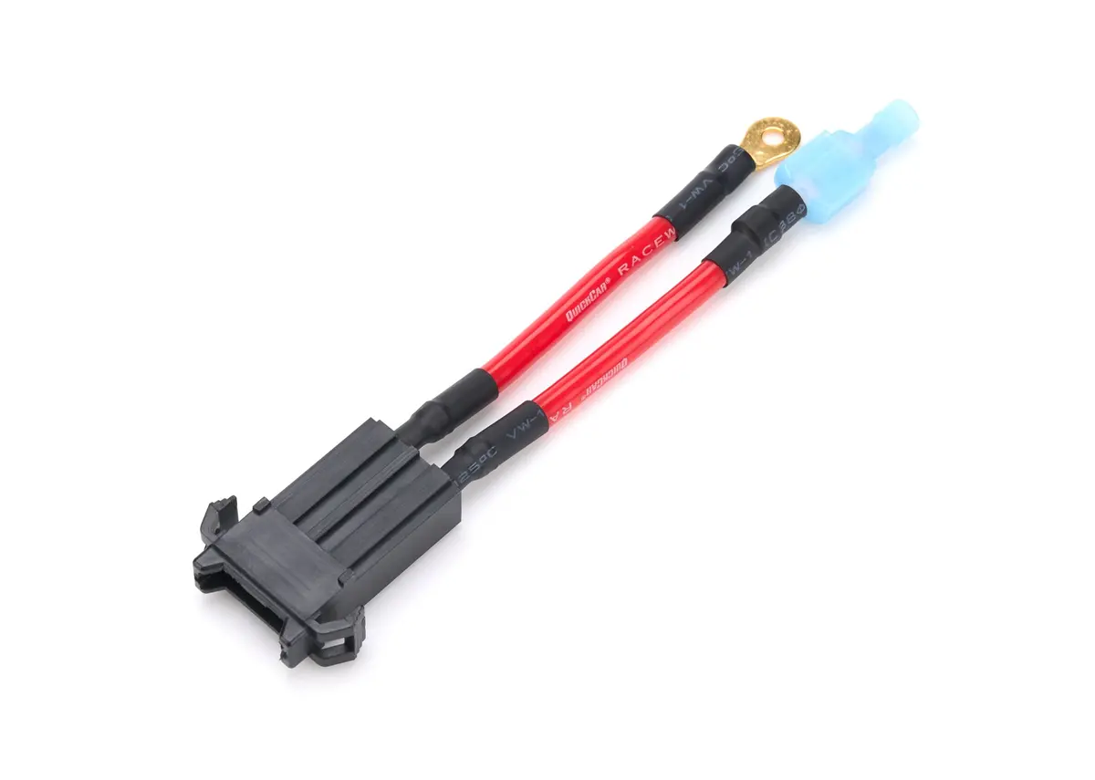 Quickcar Weatherproof Inline Fuse Holder - Black - Atc Fuses 1