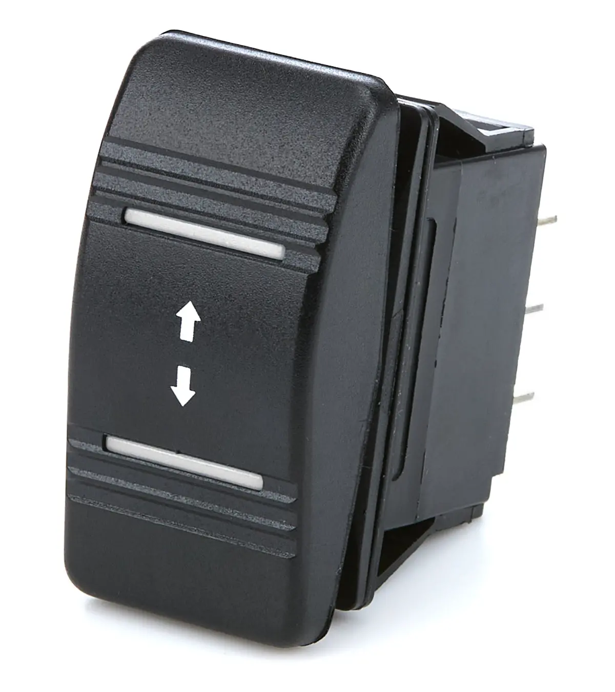 Quickcar Momentary Rocker Switch - 12V - Black 1