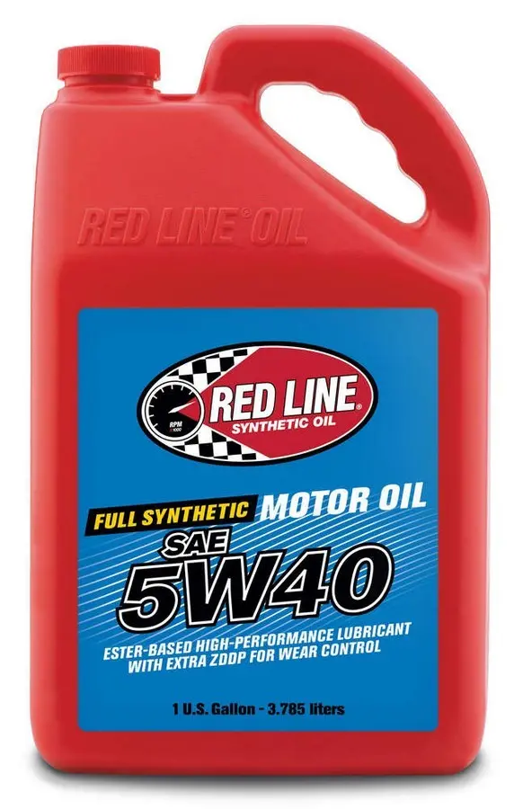 Red Line High Performance 5W40 Synthetic Motor Oil - 1 Gallon Jug 1