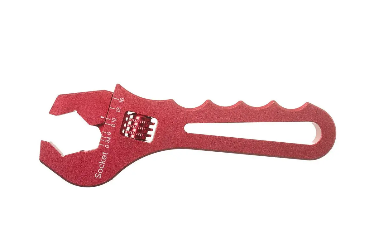 Redhorse Performance 5468 Series Adjustable An Wrench - Single End - 3 An To 16 An - Red 1