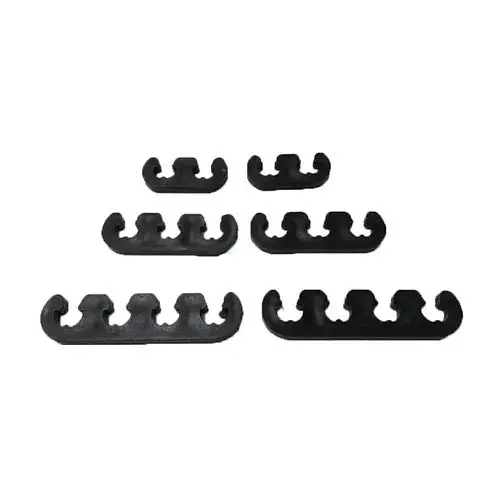 Racing Power Spark Plug Wire Separators - Deluxe - 8 Mm - Black 1