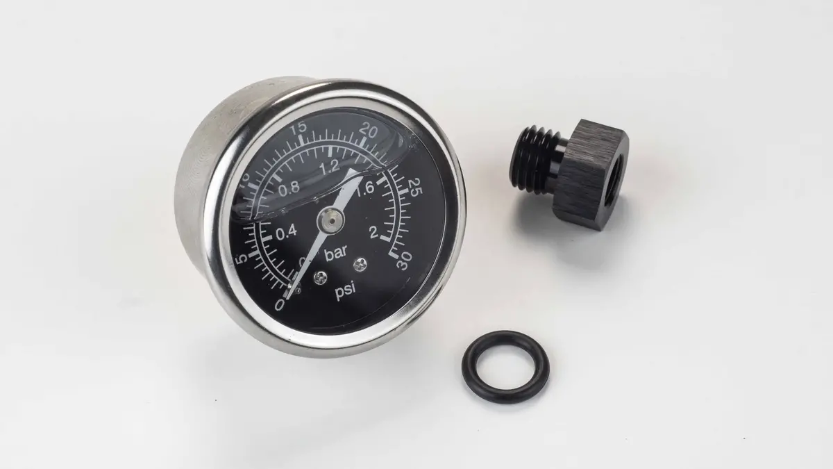 Reloj Presión De Gasolina 0-2 Bar+Acople| Rsx Racing Solutions 1