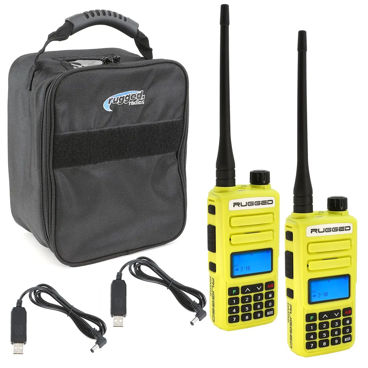 Rugged Radios Gmr2 Plus Go Bag High Visibility Gmrs & Frs Emergency Radio Kit 1