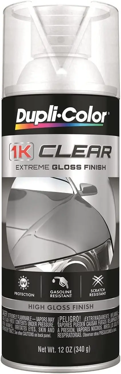 Dupli-Color 1K Clear Paint - Gloss Clear - 12 Oz Aerosol 1