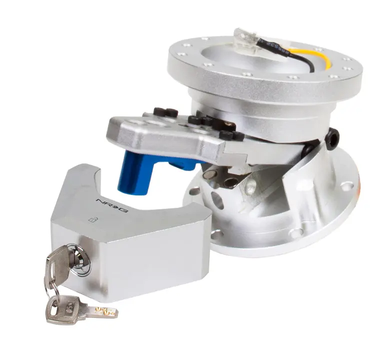 Nrg Steering Wheel Quick Tilt Lock Silver Srk-100Sl 1
