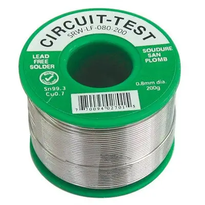 Lead Free Solder - 0.8Mm, 200G Roll (Srw-Lf-080-200) 1