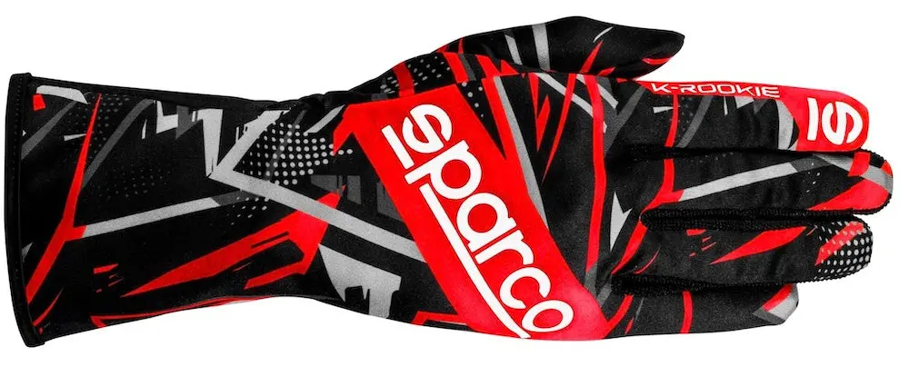 Sparco K-Rookie Lightweight Karting Gloves for Youth Racers