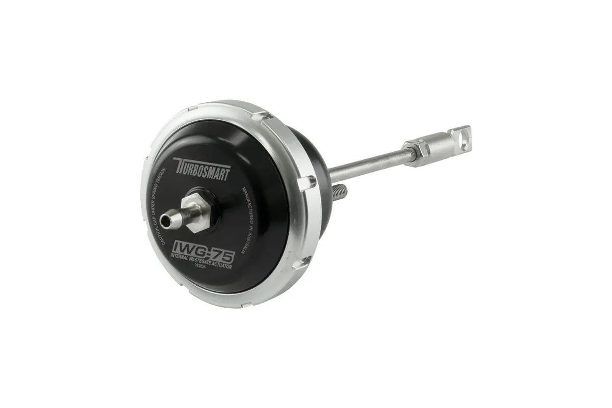 Turbosmart Iwg75 Wastegate Actuator - 12 Psi Spring - Black / Clear - Ford Focus 2016-18 1