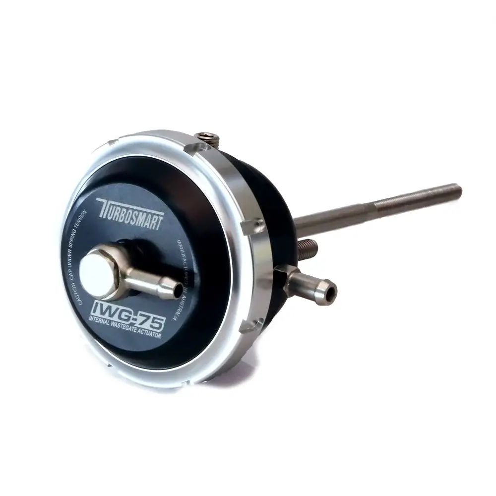 Turbosmart Iwg75 Twin-Port Wastegate Actuator - 14 Psi Spring - Black / Clear 1
