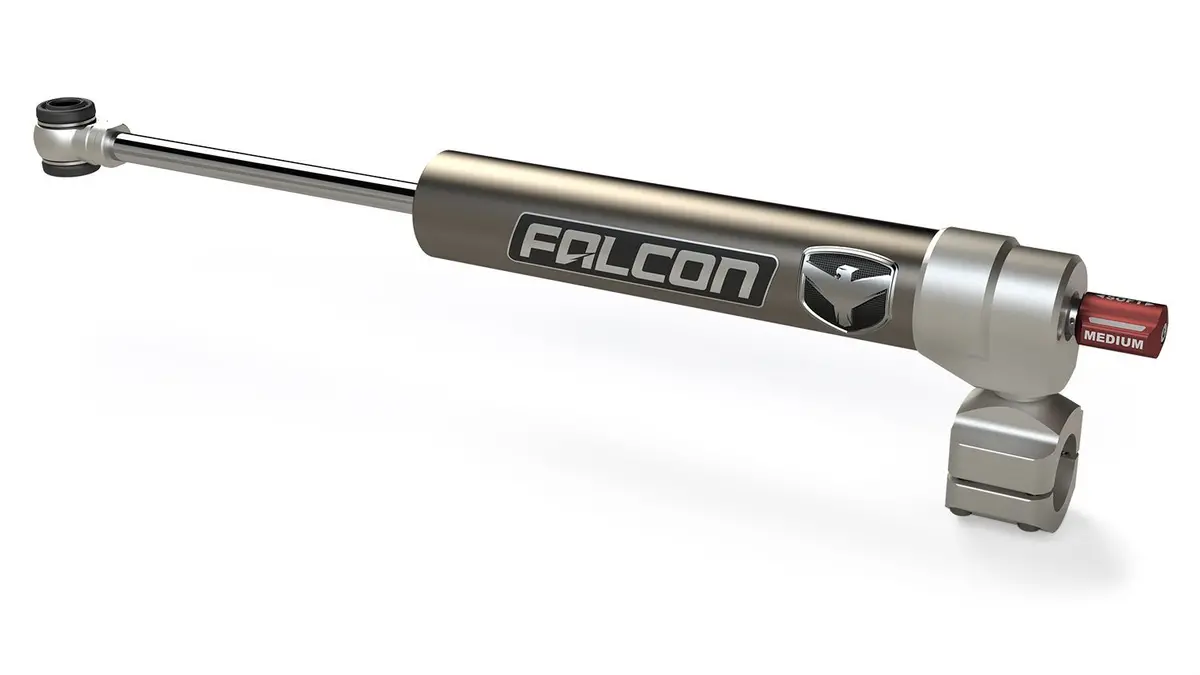 Teraflex Falcon Nexus Ef 2.2 Steering Stabilizer - Adjustable - Clear - Jeep Wrangler Jk 2007-18 1