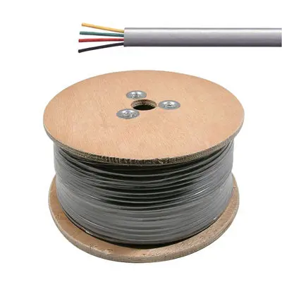 4 Conductor Flat, Stranded - 28 Awg, 1000Ft (Tel4f-1000) 1