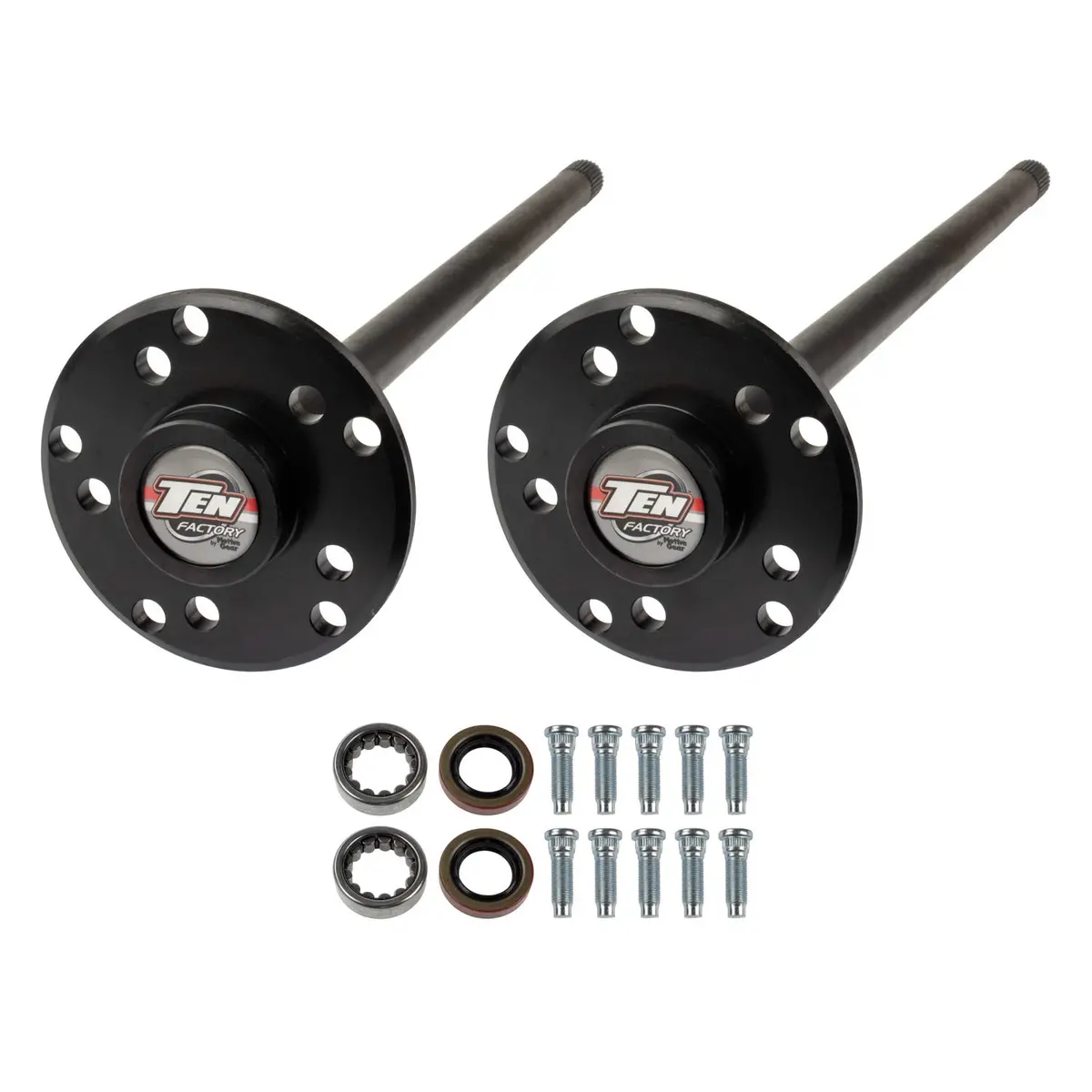 Ten Factory Performance Dana 35 Rear Axle Kit - 30 Spline - Black Oxide - Various Jeep Applications 1989-97 1