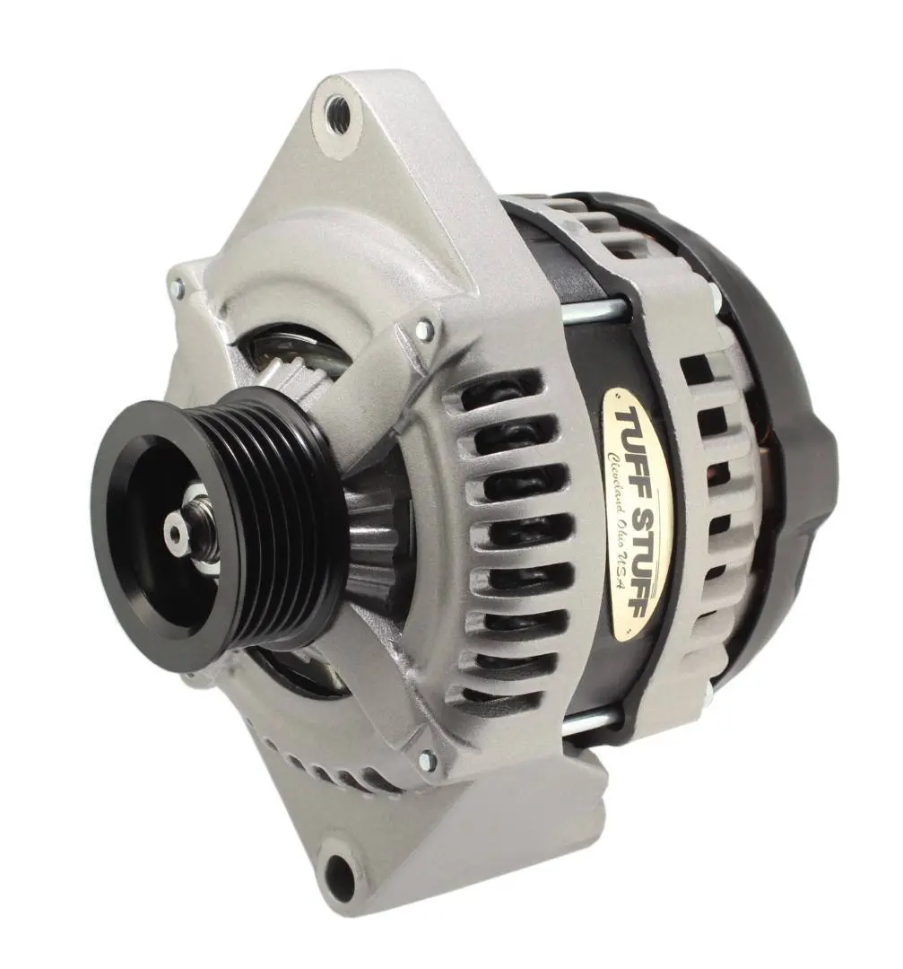 Tuff-Stuff 225 Max Amp 1-Wire Alternator W/ 6-Rib Serpentine Pulley - Ford 1