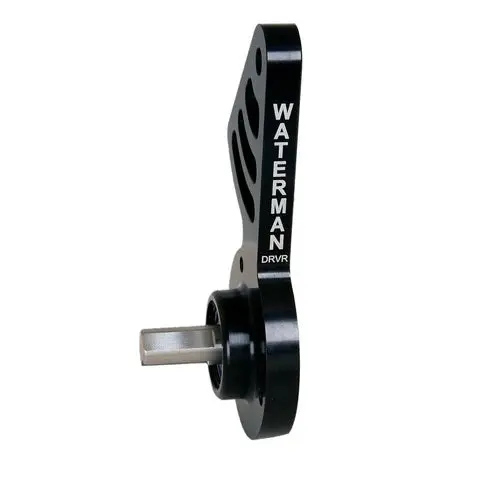 Waterman Left Side Fuel Pump Belt Drive Tensioner Bracket - Black 1