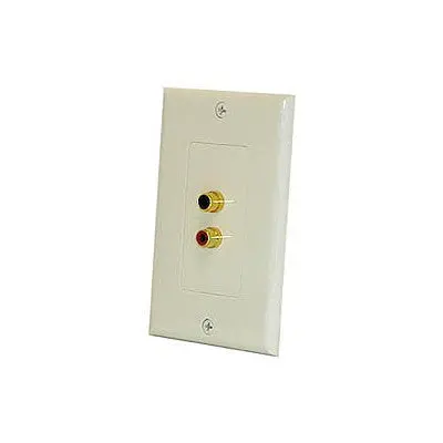 Wall Plate - 2 Rca Jacks (Wcp-105Wg) 1