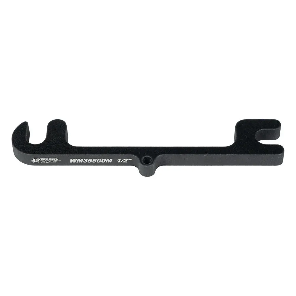 Wehrs Machine Upper Control Arm Shim - 6-15/16 In Center To Center Spacing - 1/2 In - Black 1
