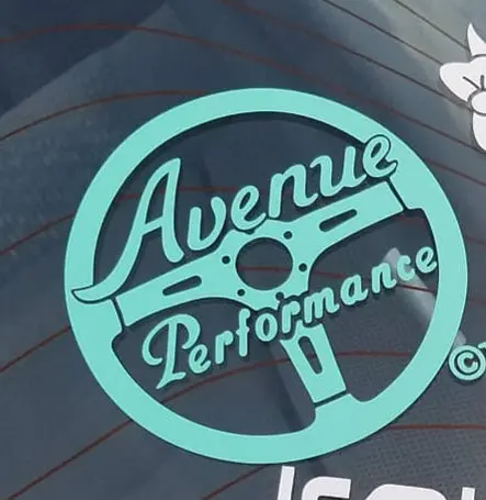 Avenue Performance Steering Wheel Logo Sticker (Minty) 1