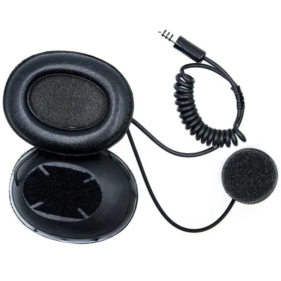Zeronoise Full Face Helmet Intercom Headset With Integral Ear Cups 1