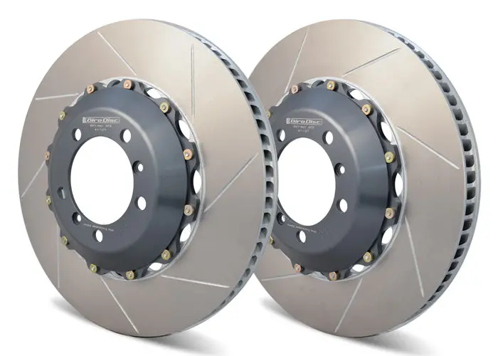 Girodisc Front 380Mm 2 Piece Brake Rotors For Porsche 997.2 Gt3/Gt2 1