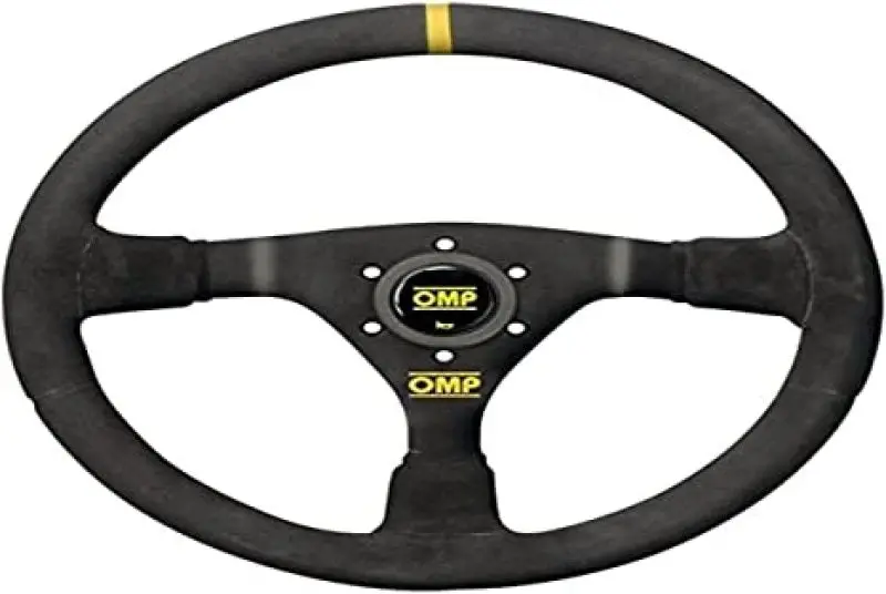 Omp Wrc Mid-Depth 350Mm Dished - Small Suede (Black) 1