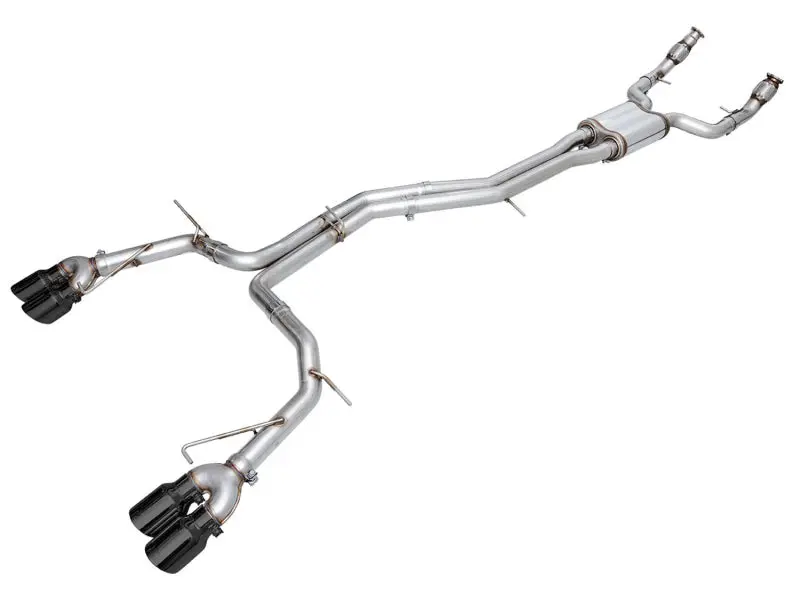 Awe Tuning 19-23 Audi C8 S6/S7 2.9T V6 Awd Track Edition Exhaust - Diamond Black Tips 1