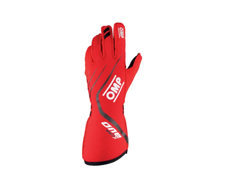 Omp One Evo X Gloves Red - Size Xl (Fia 8856-2018) 1